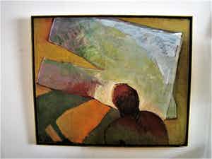 Marcelle Hanselaar - Roy Miles Gallery Londen 1985 - "My Friend" GROOT! verkocht voor € 170!