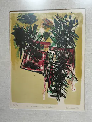 Corneille - 1960 - Vol d'oiseaux au printemps - Ook in het Stedelijk Museum Amsterdam kopen? Bied vanaf 699!