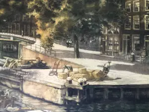 Cornelis Brandenburg - Oudeschans/Montelbaanstoren kopen? Bied vanaf 100!