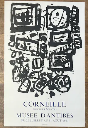 Corneille - Affiche van een historische tentoonstelling, Musée Picasso, 1963 kopen? Bied vanaf 120!