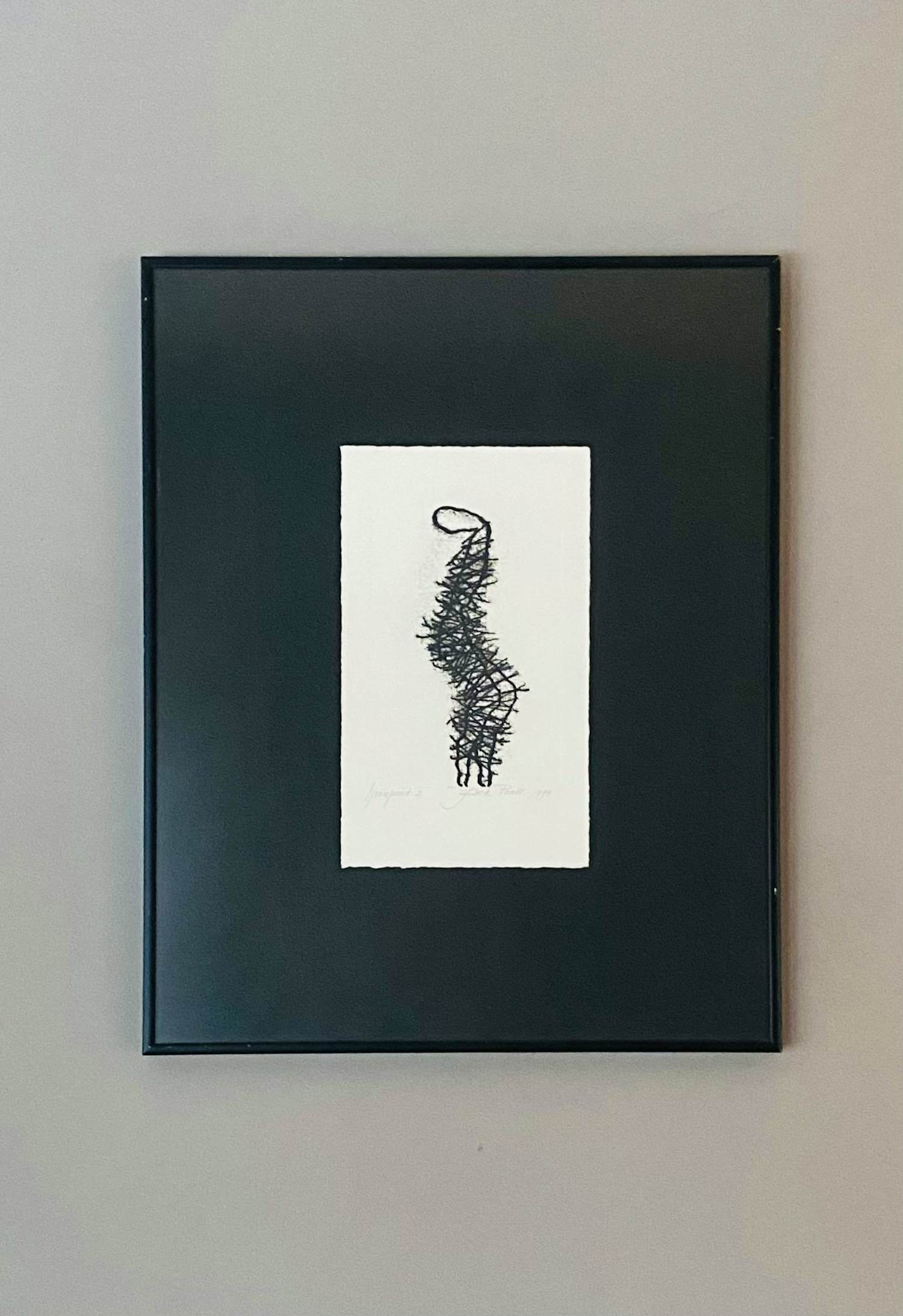 Jack Poell - monoprint 1994 inclusief boek kopen? Bied vanaf 85!