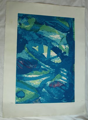 Jenny Fleur - Litho, “Abstract” – 1987 – nr. 41 / 50 kopen? Bied vanaf 1!