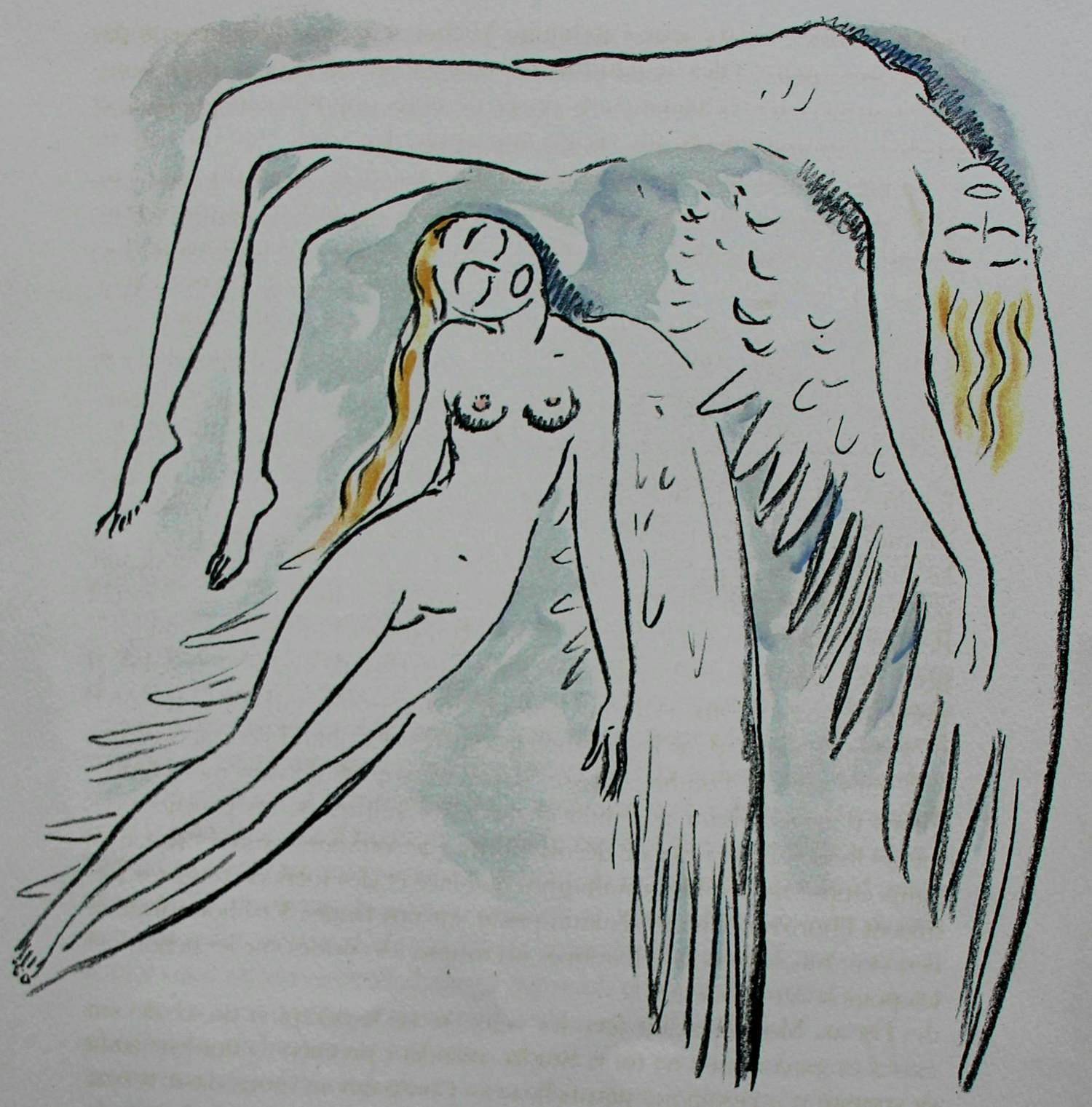 Kees van Dongen - Litho: "La révolte des anges" - 1951 kopen? Bied vanaf 199!