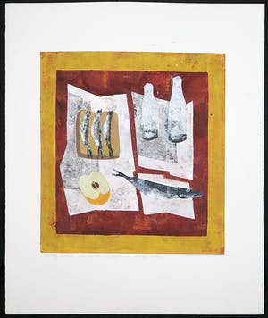 Betty Scheer - Linosnede, De lunch kopen? Bied vanaf 1!