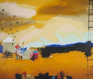Theo Koster - Zeefdruk, Landscape kopen? Bied vanaf 35!