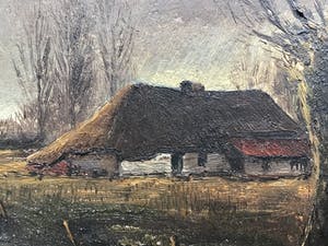 Niet of onleesbaar gesigneerd - Peellandschap met knotwilgen. kopen? Bied vanaf 1!