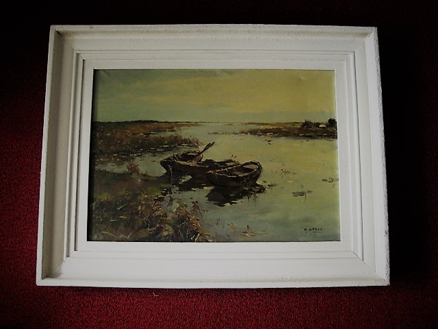 Marc Ottee - Groot impress. olieverf "invallende zomeravond Loosdrechtse Plassen" gesigneerd  kopen? Bied vanaf 1!