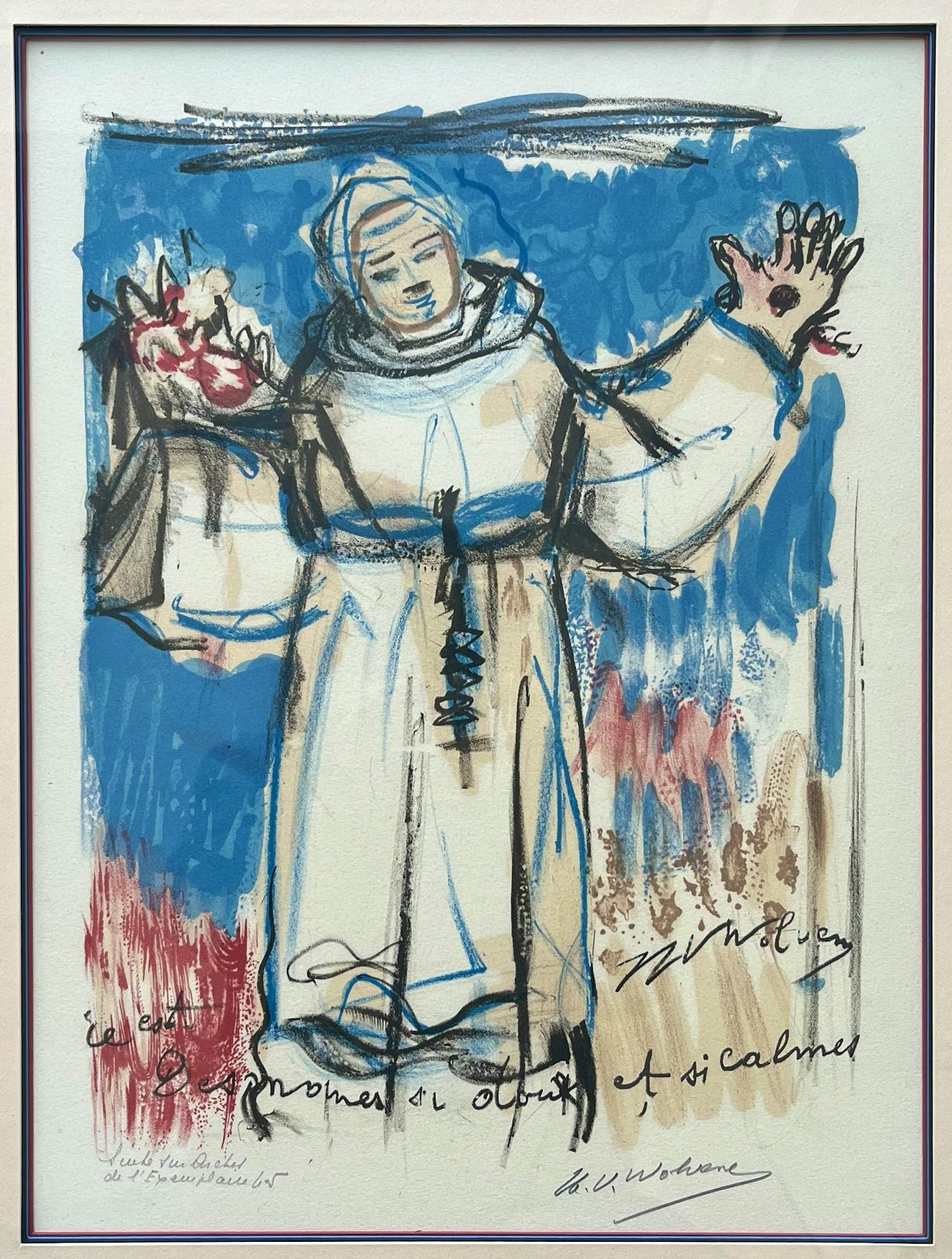 Henri Victor Wolvens - Les Moines - 1973 kopen? Bied vanaf 120!