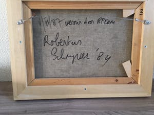 Rob Schrijver - Olieverfschilderij op doek. kopen? Bied vanaf 200!