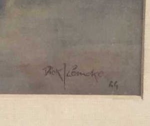 Dick Lemcke - A3903 - Klompjes bij melkbus kopen? Bied vanaf 10!