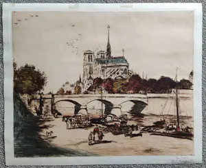 Jean Francois Raffaëlli - Notre Dame de Paris kopen? Bied vanaf 180!