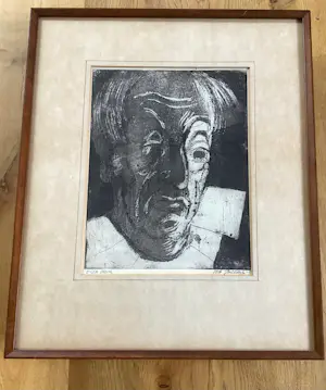 Ies Jacobs - Zeldzaam zelfportret kopen? Bied vanaf 150!