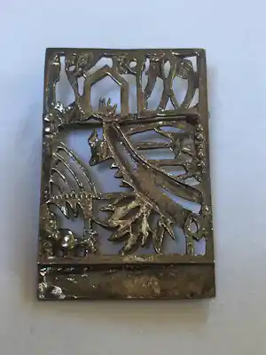 Jeroen Krabbé - Zilveren broche/hanger vendu pour 40€ !