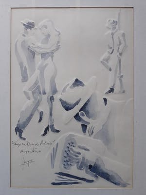 Niet of onleesbaar gesigneerd - Tango en Buenos Aires. kopen? Bied vanaf 1!