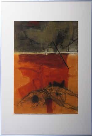 Ru van Rossem - Ets, Elanto per ignatio sanchez mias - Ingelijst verkocht voor € 100!