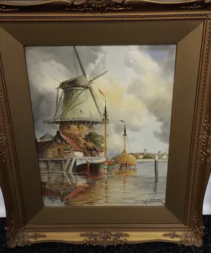 Hermanus Koekkoek (jr.) - twee schitterende aquarellen (50x40 cm) kopen? Bied vanaf 550!