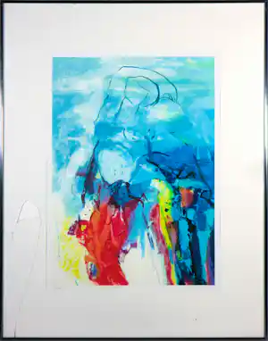 Buy Marijke Boomsma - Zeefdruk, Vrijheid - Ingelijst? Bid from 40!