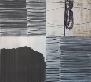 Harmen van der Tuin - Gemengde techniek op doek, Zonder titel (Zeer groot) kopen? Bied vanaf 1!