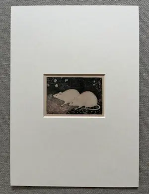 Jan Mankes - Originele Heliogravure 2 Muizen 1923 kopen? Bied vanaf 120!
