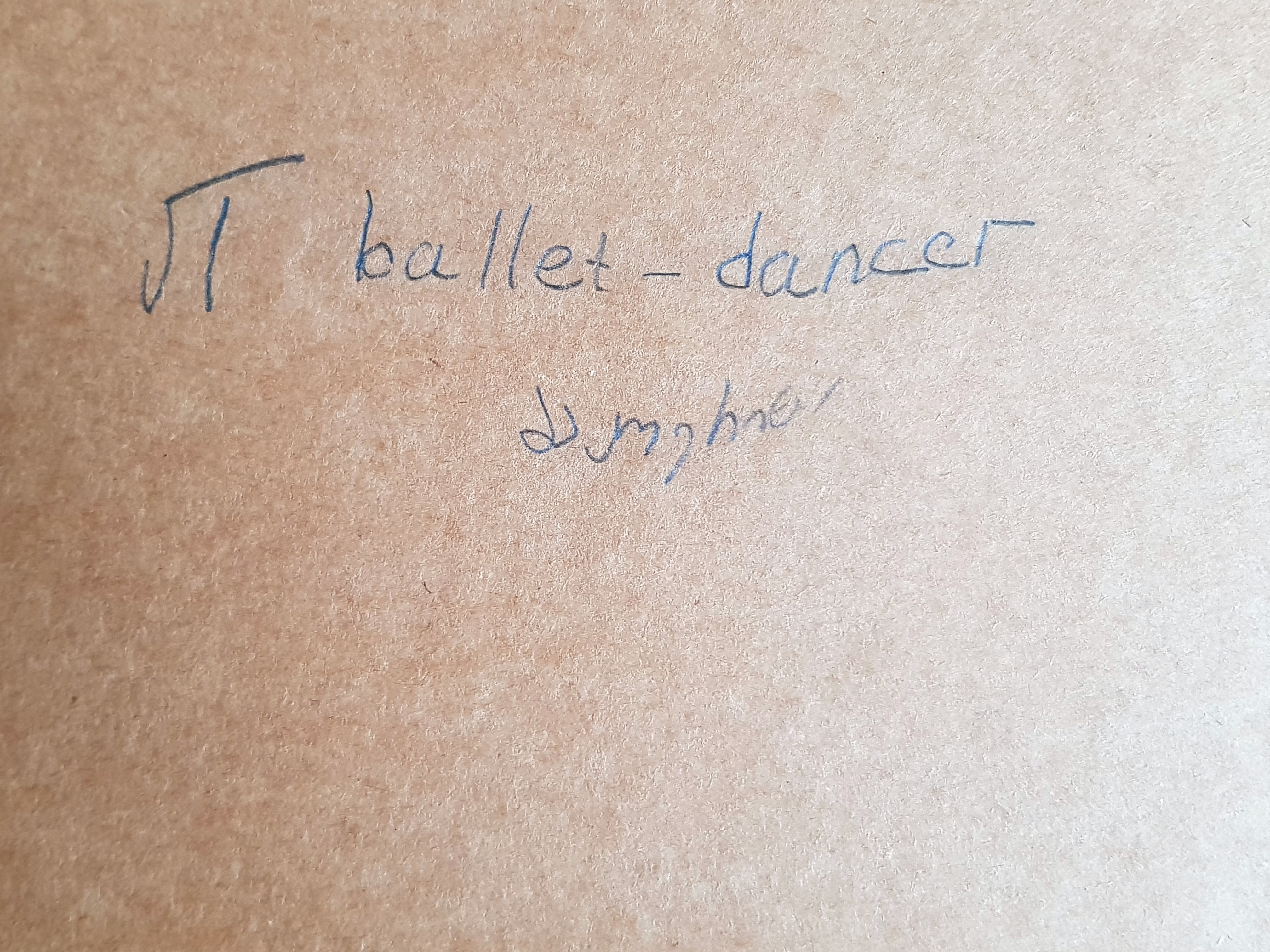 Niet of onleesbaar gesigneerd - Gesigneerde Aquarel - Ballet Danser kopen? Bied vanaf 1!