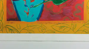 Saskia Kuulkers - Litho op papier, Paradijsvogels - Ingelijst (Groot) kopen? Bied vanaf 50!