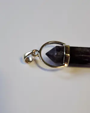 Nieuw Zilveren hanger met punt  Amethist kopen? Bied vanaf 40!