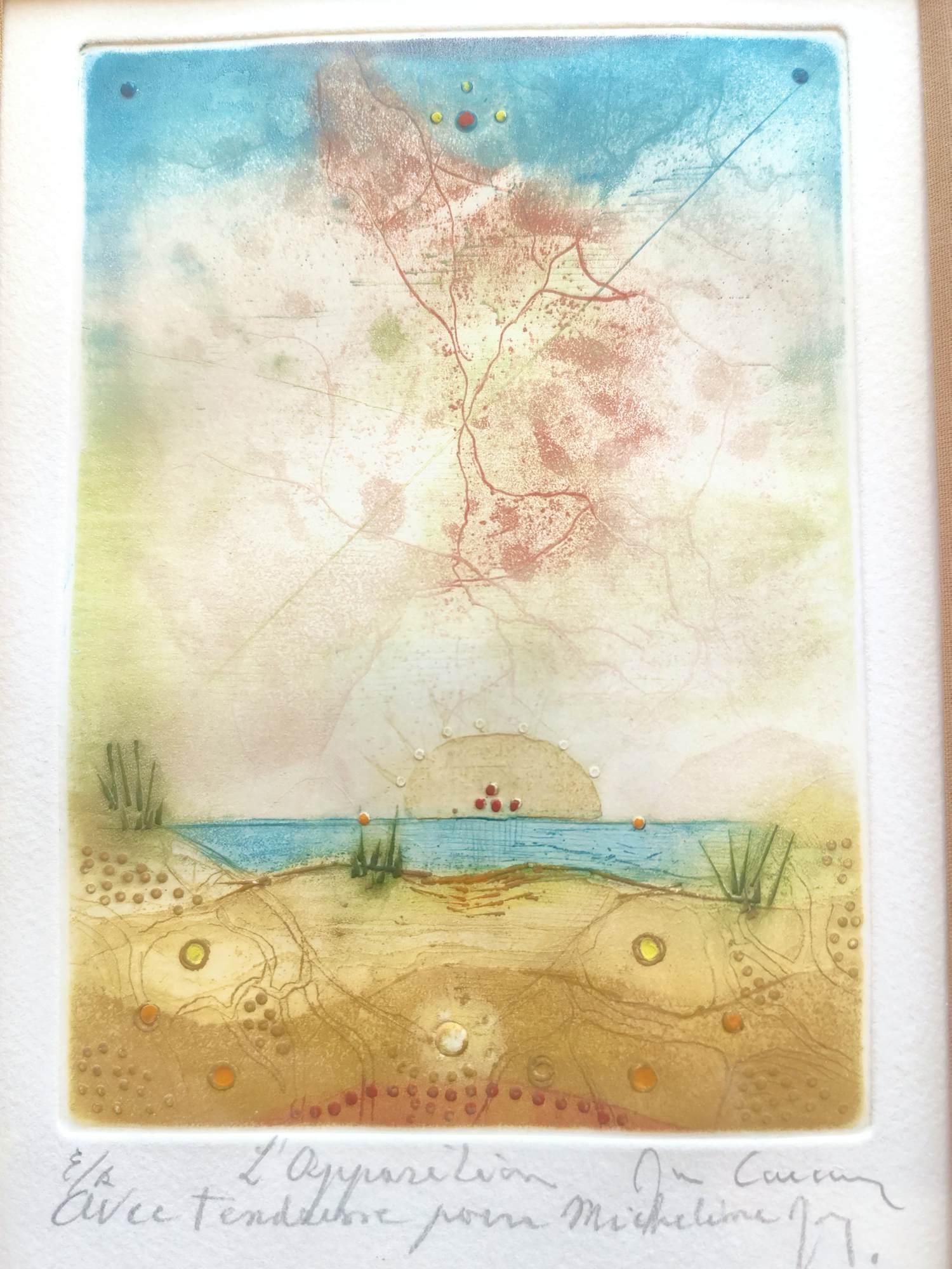 René Carcan - Zeldzaam Artist's Proof (E/A) - René CARCAN - "The Apparition" (1990) kopen? Bied vanaf 390!