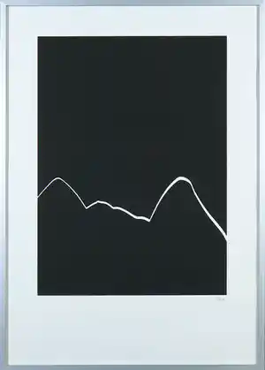 Harry van Kuyk - Zeefdruk uit het portfolio Grafinu - Ingelijst verkocht voor € 1!