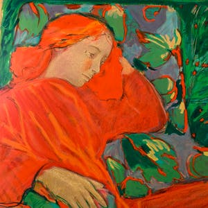 Claudia Steine - Lady in Red II kopen? Bied vanaf 30!