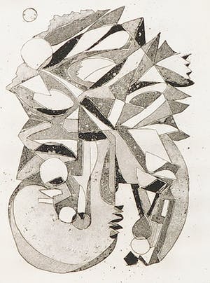 Maria de Ronde - Ets, Zonder titel kopen? Bied vanaf 1!