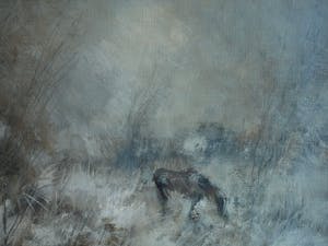 Theodorus van Oorschot - Ingelijst, olieverf op doek , Brabants landschap met paard - ca. 1940-1950 kopen? Bied vanaf 100!