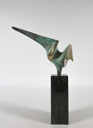 Ruurd Hallema - Bronzen beeld, Trots kopen? Bied vanaf 250!