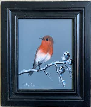 Henk Poeder - Roodborstje verkocht voor € 65!