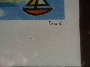 Peter Hofland - Litho, Titel "Anna Paulowna". kopen? Bied vanaf 20!