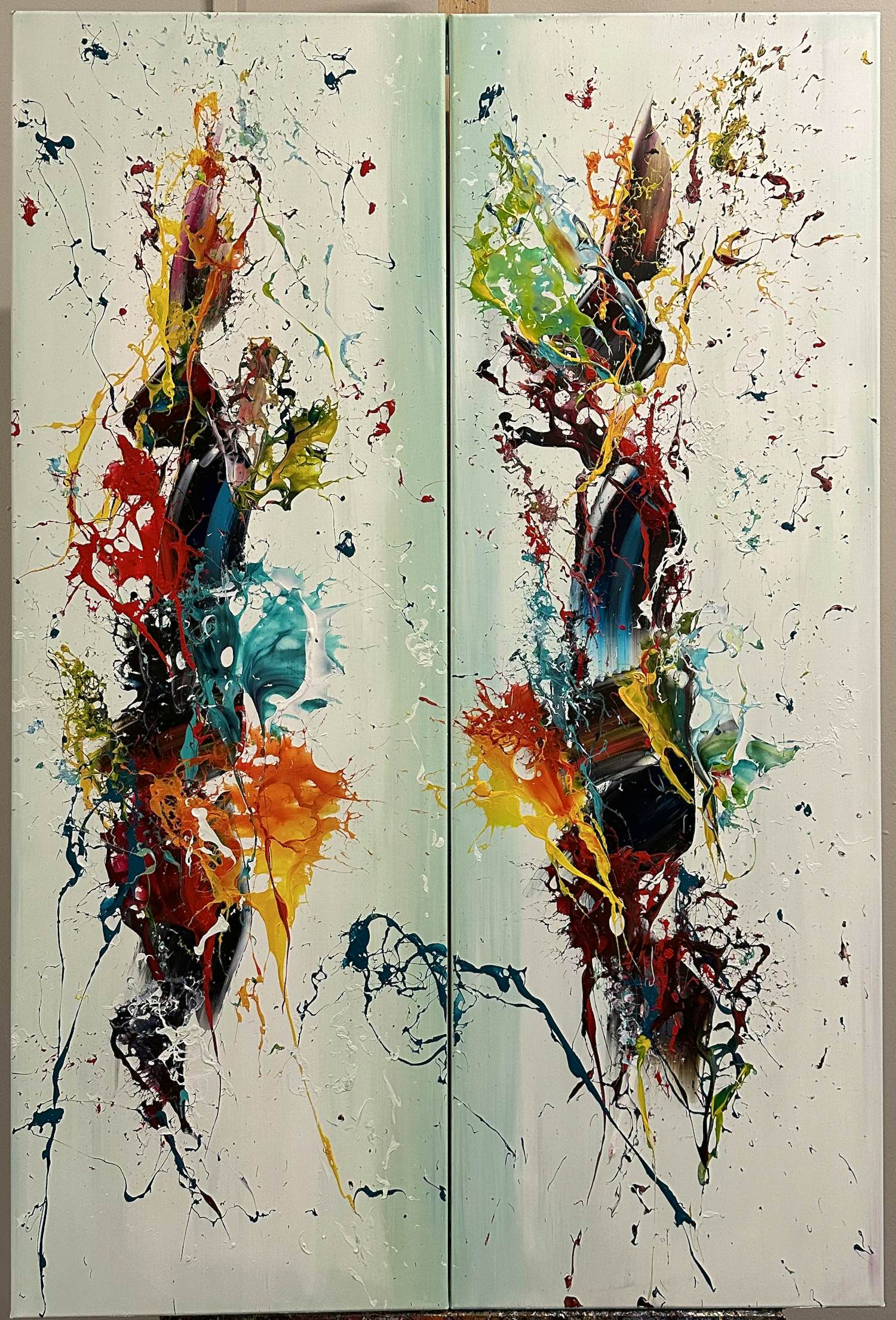 Gena - Abstract Twee Luik kopen? Bied vanaf 299!