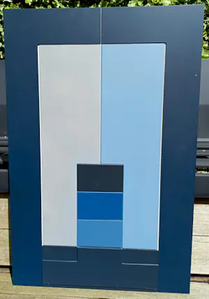 AcheterAntonia Lambelé - Aidyl, reliëf van acrylverf/staal op paneel? Enchérissez de 395!
