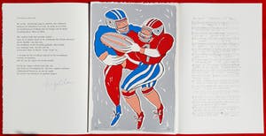 Hugo Claus - Dynamo, portfolio met 4 gedichten bij 4 zeefdrukken van Belgische kunstenaars kopen? Bied vanaf 195!