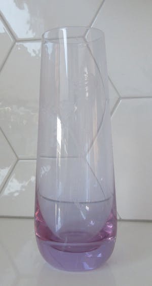 Niet of onleesbaar gesigneerd - Caithness - Lila Neodymium Alexandrite met etsdecor rozen kopen? Bied vanaf 10!