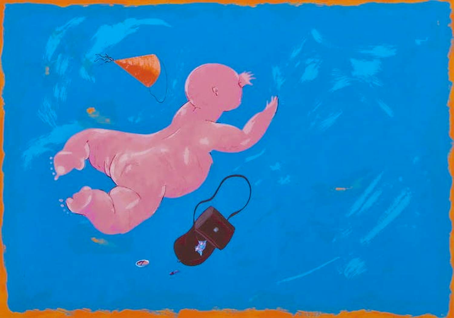 Wouter Stips - Kleurenzeefdruk VRIJE VAL met TASJE Handgesigneerd kopen? Bied vanaf 85!