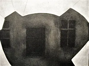 Niet of onleesbaar gesigneerd - Intrigerende Duitse (?) ETS "Wände VII" zeer kleine oplage - gesigneerd kopen? Bied vanaf 1!