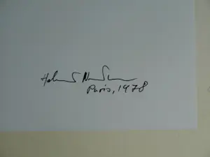 Helmut Newton - Ingelijste foto , ‘Paris 1978’ - voor modeontwerper Thierry Mugler kopen? Bied vanaf 1000!