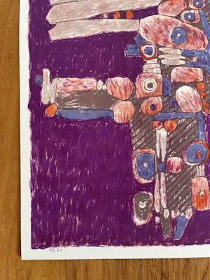 Pierre Courtin - Originele lithografie - Gesigneerd - 48/60 kopen? Bied vanaf 125!