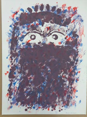 Jef Diederen - FIGURATIE / KLEURLITHO / 76x56cm / SIG / 1993 kopen? Bied vanaf 30!