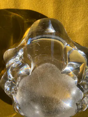 Daum Nancy - Art Nouveau asbak Daum – Frankrijk – kristalglas – luxe design, Art Glass, zwaar kopen? Bied vanaf 45!