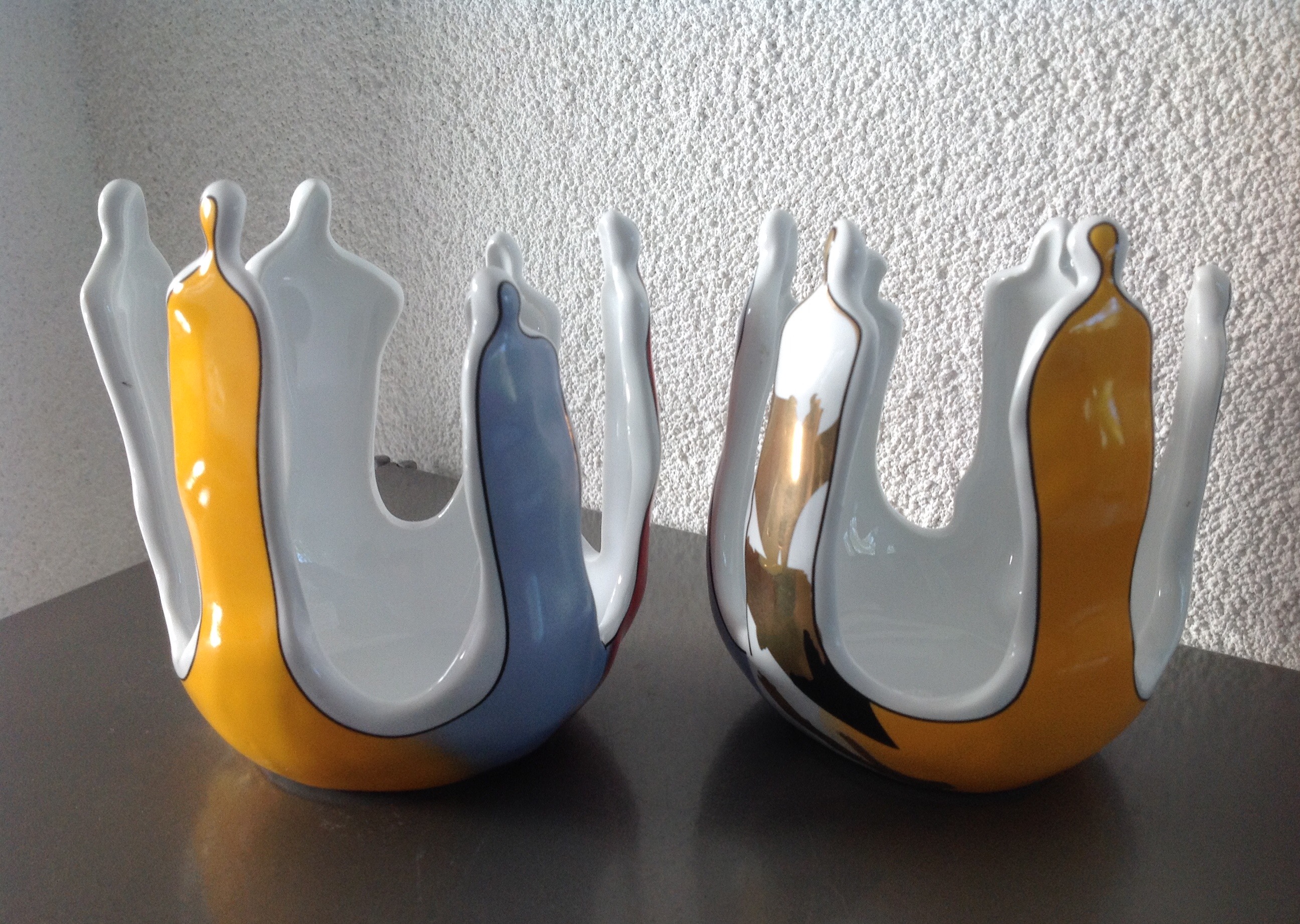 Corry Ammerlaan - Twee kandelaars/waxinelichthouders kopen? Bied vanaf 16!