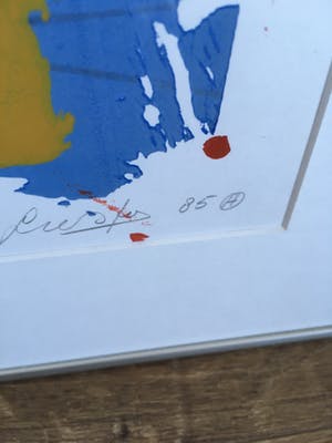 John Lie a Fo - Handgesigneerde kleurenlitho ‘Piaaiman’. kopen? Bied vanaf 60!