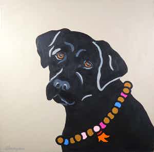 Shunyam - Acryl op doek, Loyalty (Groot) verkocht voor € 250!