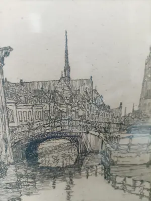 Hendrik Henrichs - Stadsgezicht Delft kopen? Bied vanaf 20!