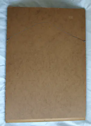 Edwin Engels - Ingelijste aquarel , Landschap – 1975 – Lijst, 97 x 68 cm. kopen? Bied vanaf 60!