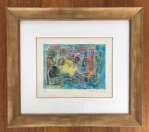 Soichi Hasegawa - Prachtig ets/aquatint - Gesigneerd - 32/50 - Kleine oplage kopen? Bied vanaf 225!